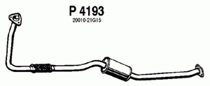 Front muffler in the group  at  Professional Parts Sweden AB (P4193)