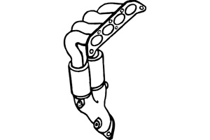 Catalytic converter in the group  at  Professional Parts Sweden AB (P419CAT)