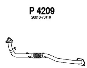 Front pipe in the group  at  Professional Parts Sweden AB (P4209)