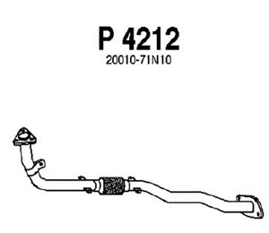 Front pipe in the group  at  Professional Parts Sweden AB (P4212)
