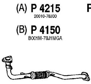 Front pipe in the group  at  Professional Parts Sweden AB (P4215)