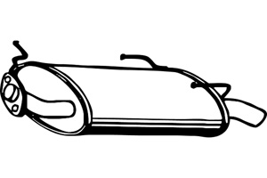 Rear muffler in the group  at  Professional Parts Sweden AB (P4219)