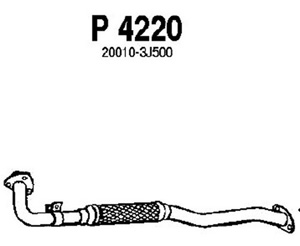 Front pipe i gruppen Tillflligt dolda artiklar hos  Professional Parts Sweden AB (P4220)