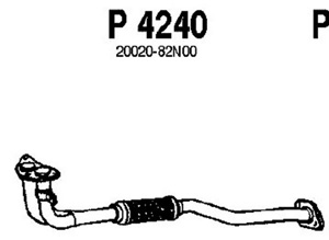 Front pipe in the group  at  Professional Parts Sweden AB (P4240)