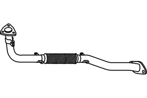 Front pipe in the group  at  Professional Parts Sweden AB (P4241)