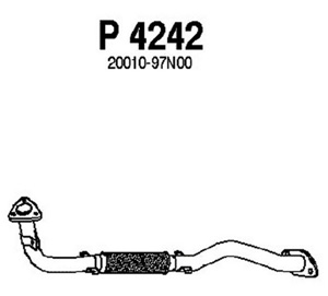 Front pipe in the group  at  Professional Parts Sweden AB (P4242)
