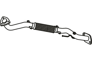 Front pipe in the group  at  Professional Parts Sweden AB (P4244)