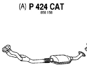 Catalytic converter i gruppen Tillflligt dolda artiklar hos  Professional Parts Sweden AB (P424CAT)