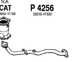 Front pipe in the group  at  Professional Parts Sweden AB (P4256)