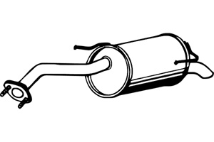 Rear muffler in the group  at  Professional Parts Sweden AB (P4261)