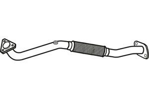 Front pipe in the group  at  Professional Parts Sweden AB (P4262)