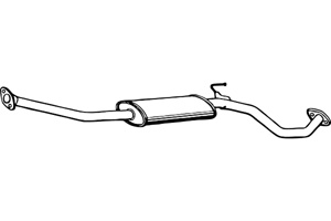 Intermediate muffler in the group  at  Professional Parts Sweden AB (P4272)