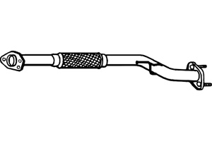 Front pipe i gruppen Tillflligt dolda artiklar hos  Professional Parts Sweden AB (P4283)
