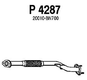 Front pipe in the group  at  Professional Parts Sweden AB (P4287)