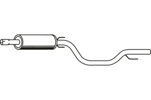 Intermediate muffler in the group  at  Professional Parts Sweden AB (P43005)