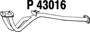Front pipe in the group  at  Professional Parts Sweden AB (P43016)