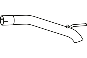 Rear pipe in the group  at  Professional Parts Sweden AB (P43026)