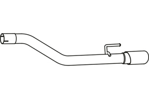 Rear pipe in the group  at  Professional Parts Sweden AB (P43029)