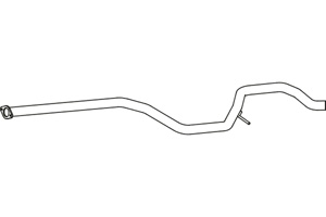 Intermediate pipe in the group  at  Professional Parts Sweden AB (P43034)