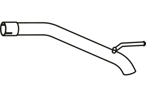 Rear pipe in the group  at  Professional Parts Sweden AB (P43067)