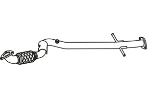 Front pipe in the group  at  Professional Parts Sweden AB (P43070)