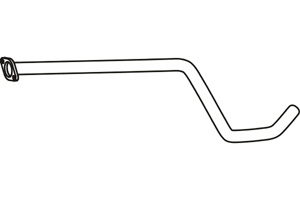 Intermediate pipe in the group  at  Professional Parts Sweden AB (P43076)