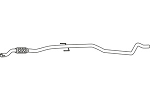 Intermediate muffler in the group  at  Professional Parts Sweden AB (P43085)