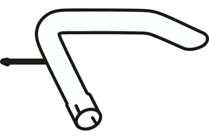 Rear pipe in the group  at  Professional Parts Sweden AB (P43098)