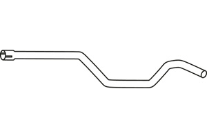 Intermediate pipe in the group  at  Professional Parts Sweden AB (P43099)