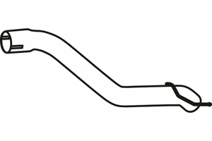Rear pipe in the group Exhaust parts / Exhaust muffler & kits at  Professional Parts Sweden AB (P43115)