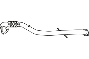 Front pipe in the group Exhaust parts / Exhaust muffler & kits at  Professional Parts Sweden AB (P43130)