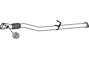 Front pipe in the group Exhaust parts / Exhaust muffler & kits at  Professional Parts Sweden AB (P43134)