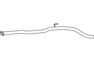 Intermediate pipe in the group Exhaust parts / Exhaust muffler & kits at  Professional Parts Sweden AB (P43135)