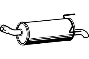 Rear muffler i gruppen Tillflligt dolda artiklar hos  Professional Parts Sweden AB (P4315)