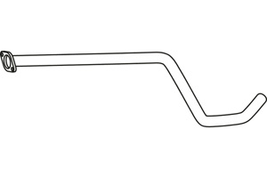 Intermediate pipe in the group  at  Professional Parts Sweden AB (P43156)