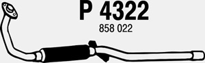 Front pipe in the group  at  Professional Parts Sweden AB (P4322)