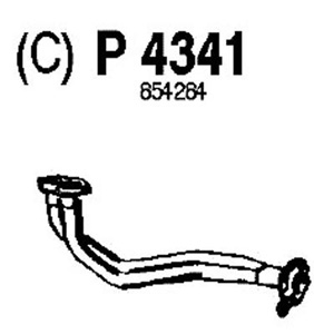 Front pipe in the group  at  Professional Parts Sweden AB (P4341)