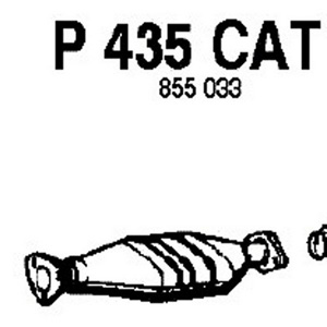 Catalytic converter i gruppen Tillflligt dolda artiklar hos  Professional Parts Sweden AB (P435CAT)