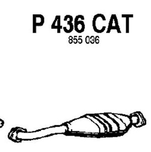 Catalytic converter in the group  at  Professional Parts Sweden AB (P436CAT)