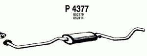 Intermediate muffler in the group  at  Professional Parts Sweden AB (P4377)