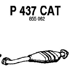 Catalytic converter in the group  at  Professional Parts Sweden AB (P437CAT)
