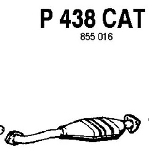 Catalytic converter in the group  at  Professional Parts Sweden AB (P438CAT)