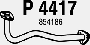 Front pipe i gruppen Tillflligt dolda artiklar hos  Professional Parts Sweden AB (P4417)