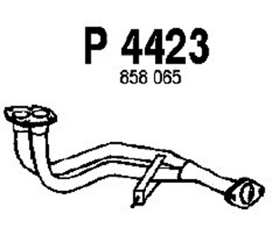 Front pipe in the group  at  Professional Parts Sweden AB (P4423)