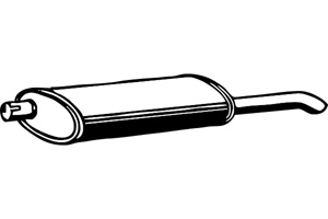 Rear muffler in the group  at  Professional Parts Sweden AB (P4430)