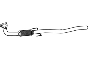 Front pipe in the group  at  Professional Parts Sweden AB (P4434)