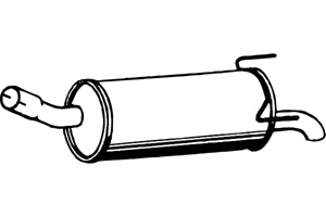 Rear muffler in the group  at  Professional Parts Sweden AB (P4439)