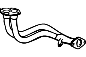 Front pipe in the group  at  Professional Parts Sweden AB (P4444)