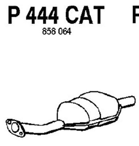 Catalytic converter i gruppen Tillflligt dolda artiklar hos  Professional Parts Sweden AB (P444CAT)