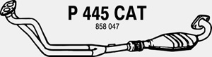 Catalytic converter i gruppen Tillflligt dolda artiklar hos  Professional Parts Sweden AB (P445CAT)